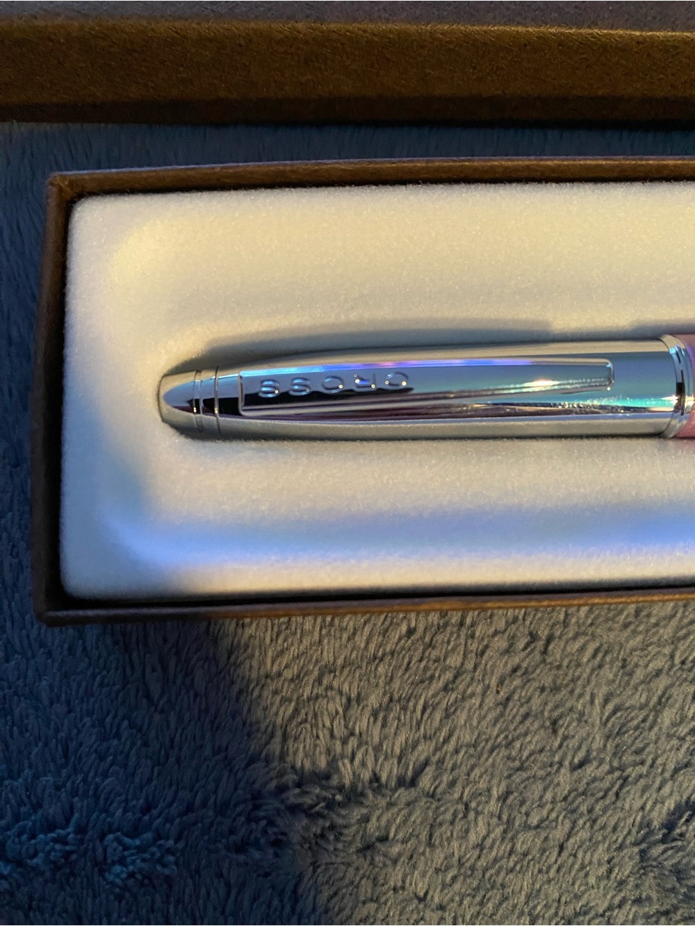 CROSS Pink Accent Chrome Pen - Brand New with box - Picture 3 of 6